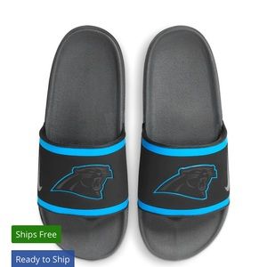 Carolina Panthers Nike Team Off-Court Slide Sandals